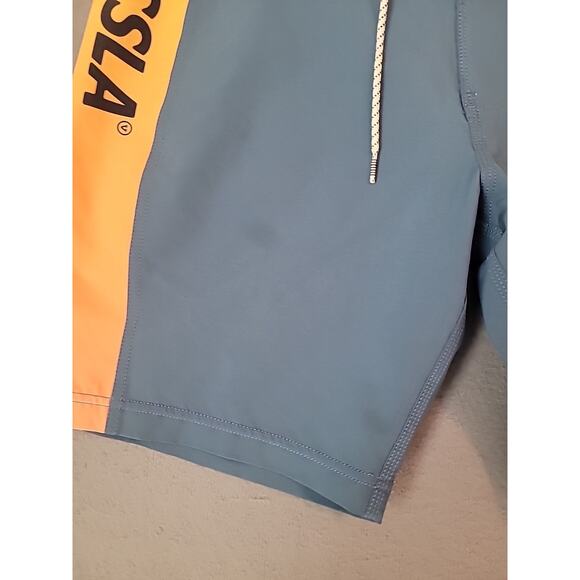 Vissla El Sporto 8" Board Shorts Blue Orange Men’s 30 Surf Swim Trunks - Picture 9 of 10